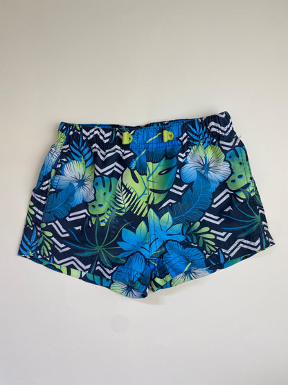 Costume da bagno pantaloncino fantasia tropicale