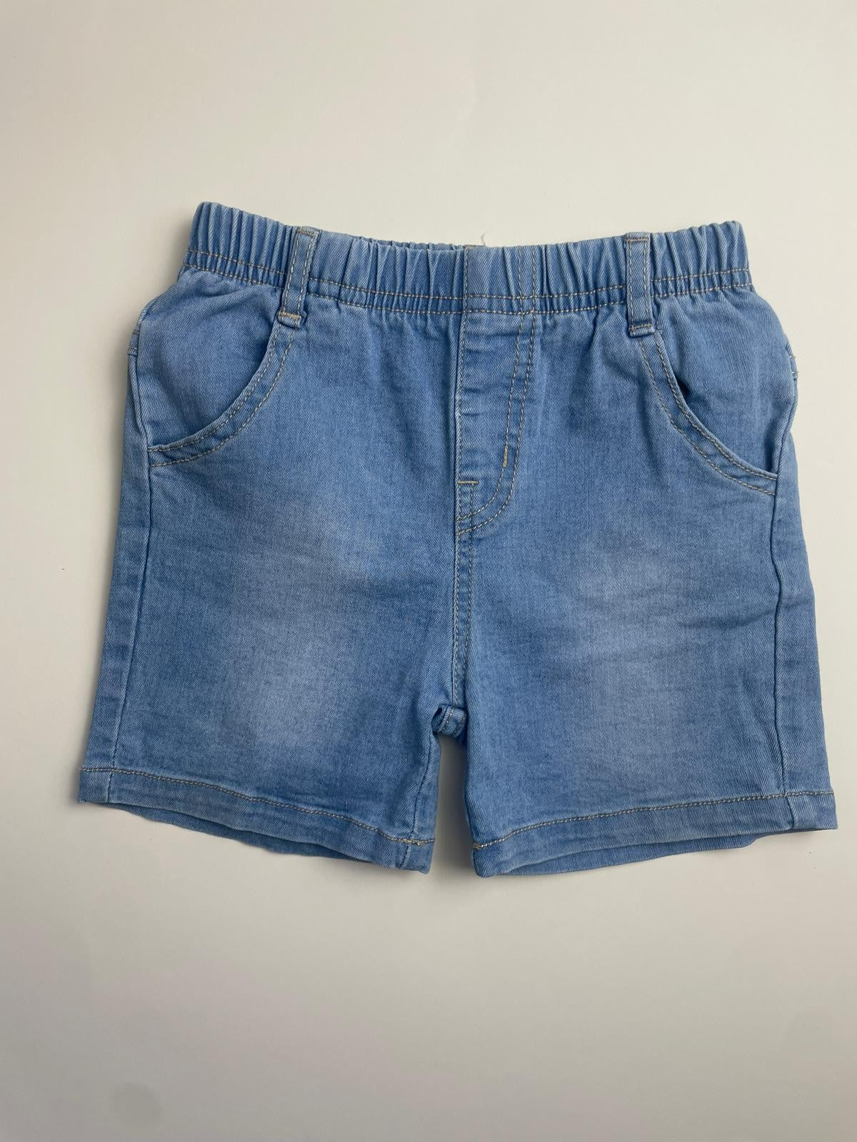 Shorts in denim chiaro 