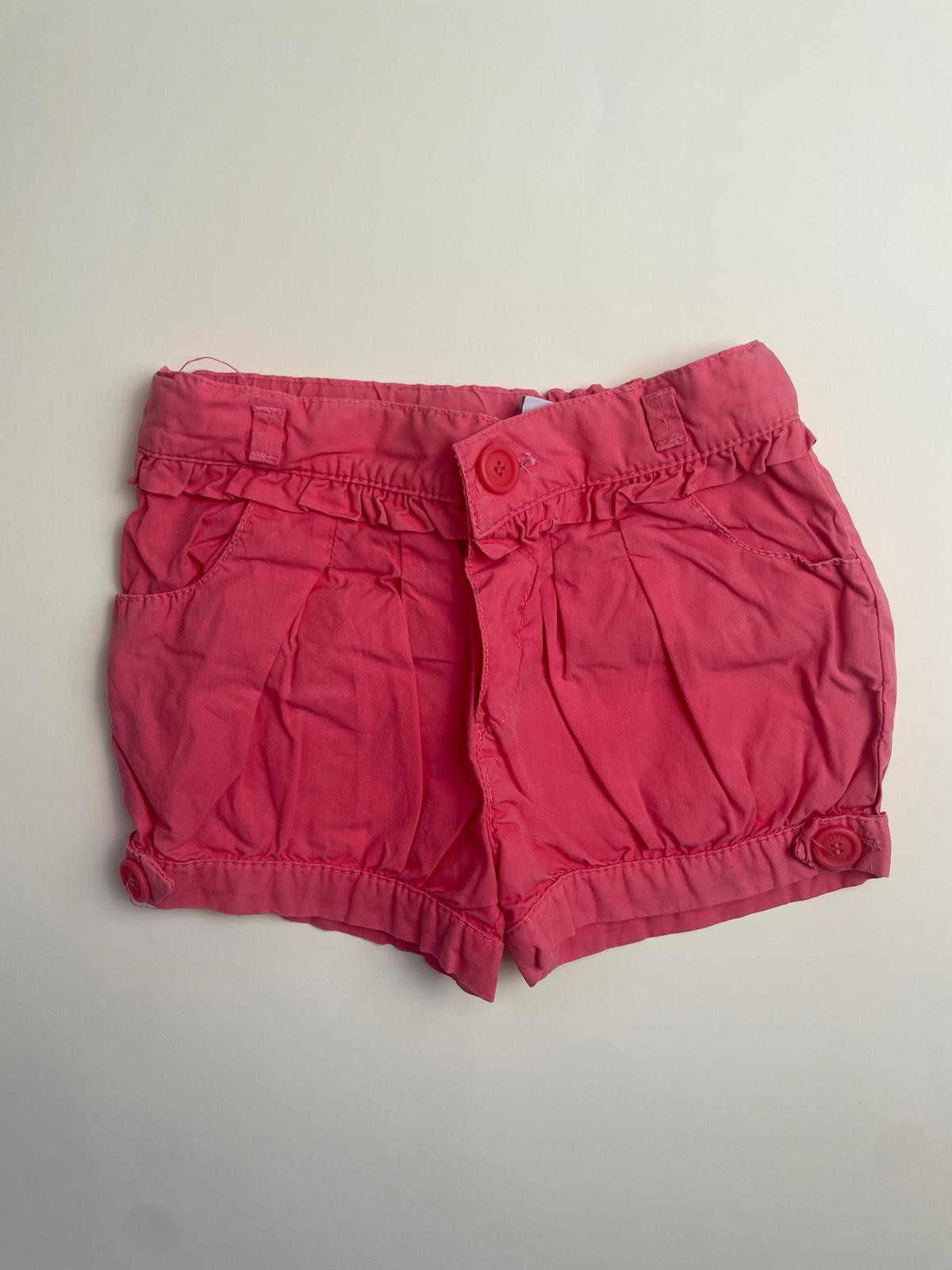 Shorts Rosa con Volant 