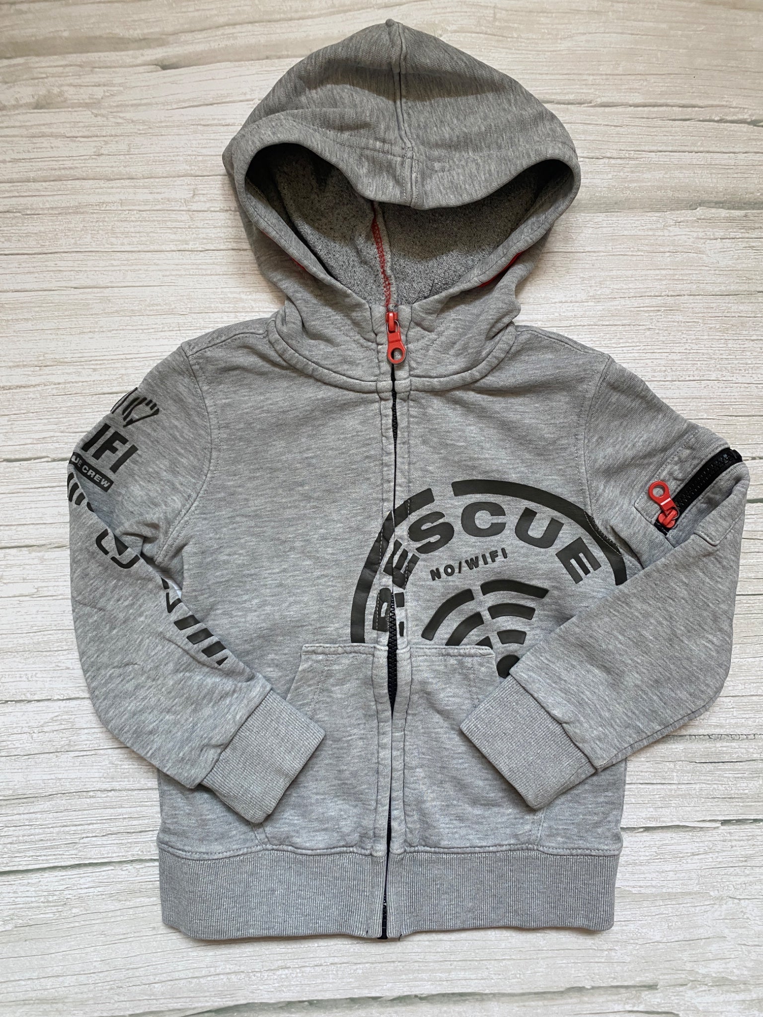 Felpa con cappuccio e zip