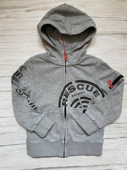 Felpa con cappuccio e zip
