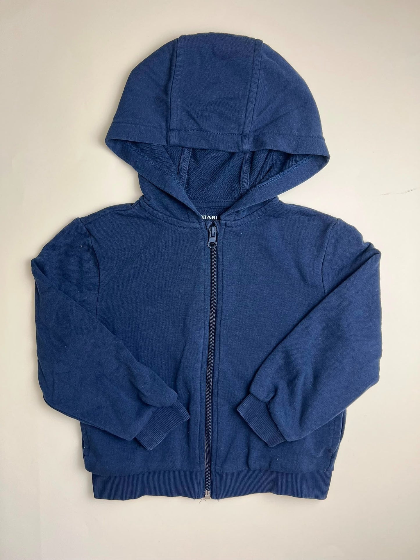Felpa con cappuccio e zip bambino