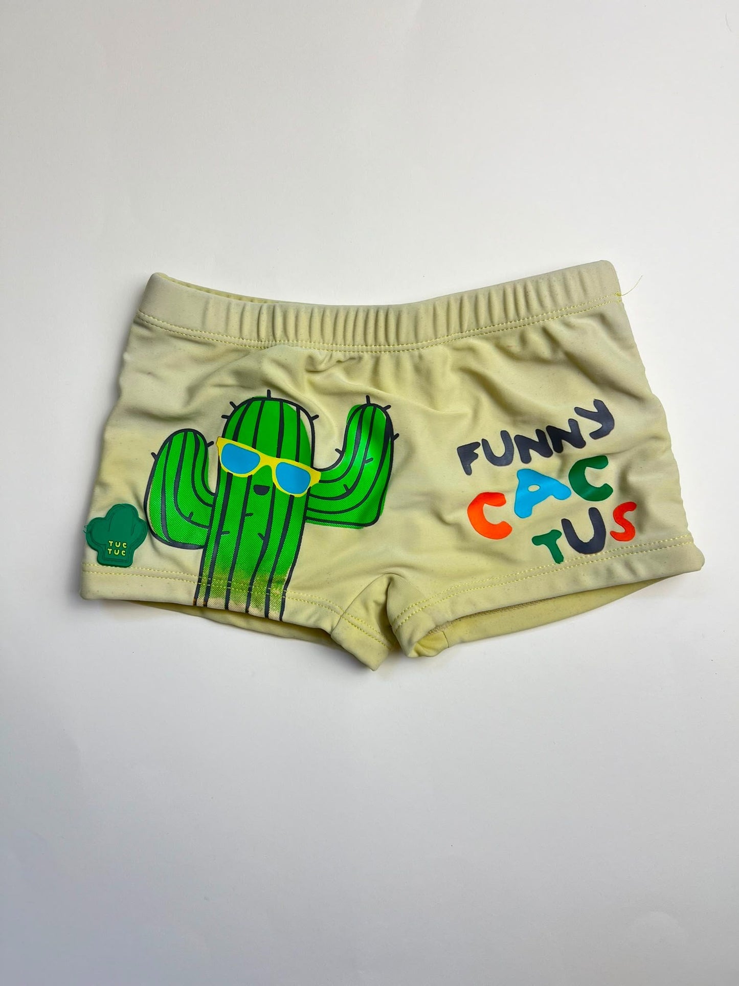 Costume da bagno boxer bambino Funny Cactus