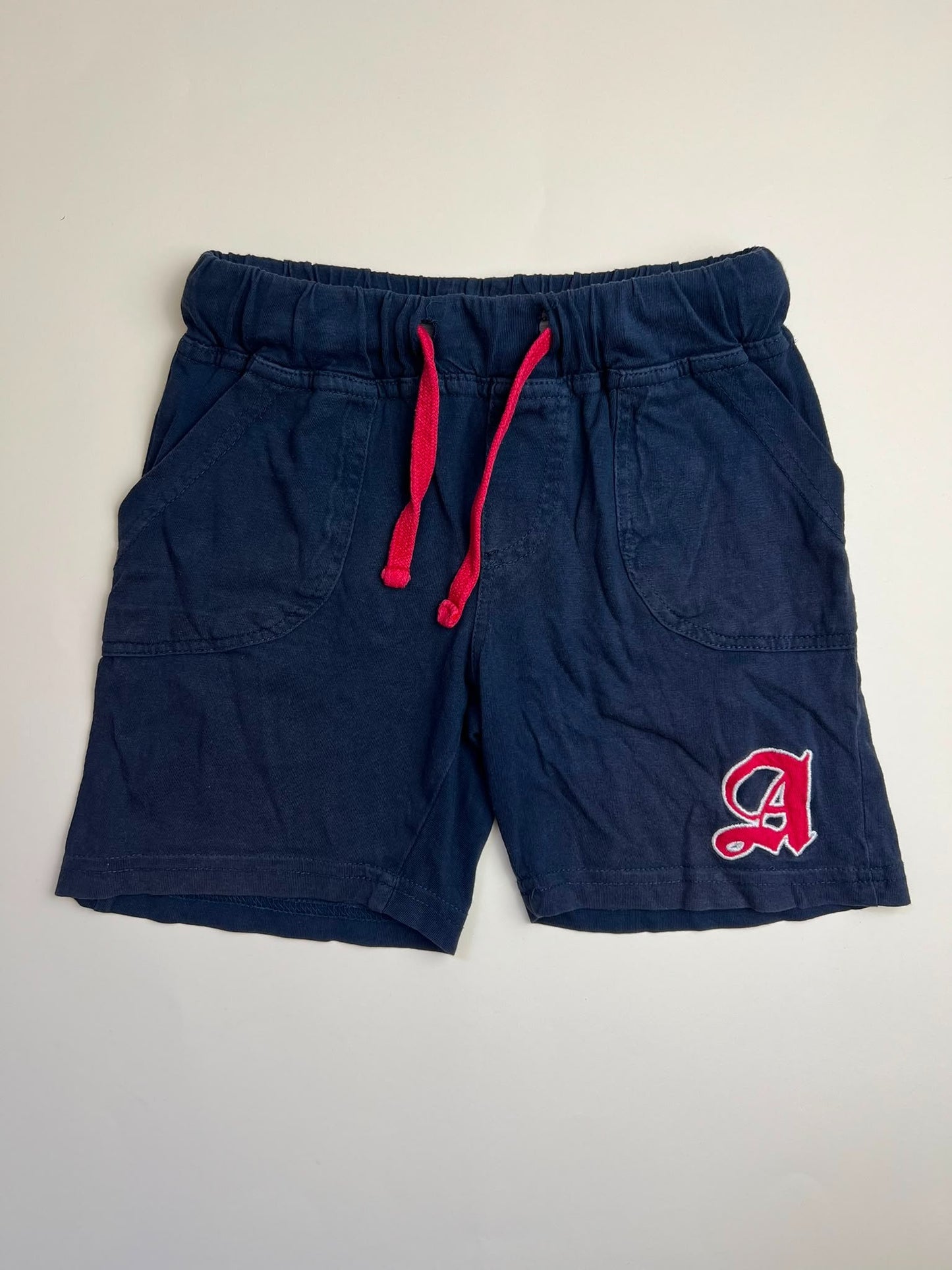 Shorts Bambino Blu Navy con Coulisse Rossa