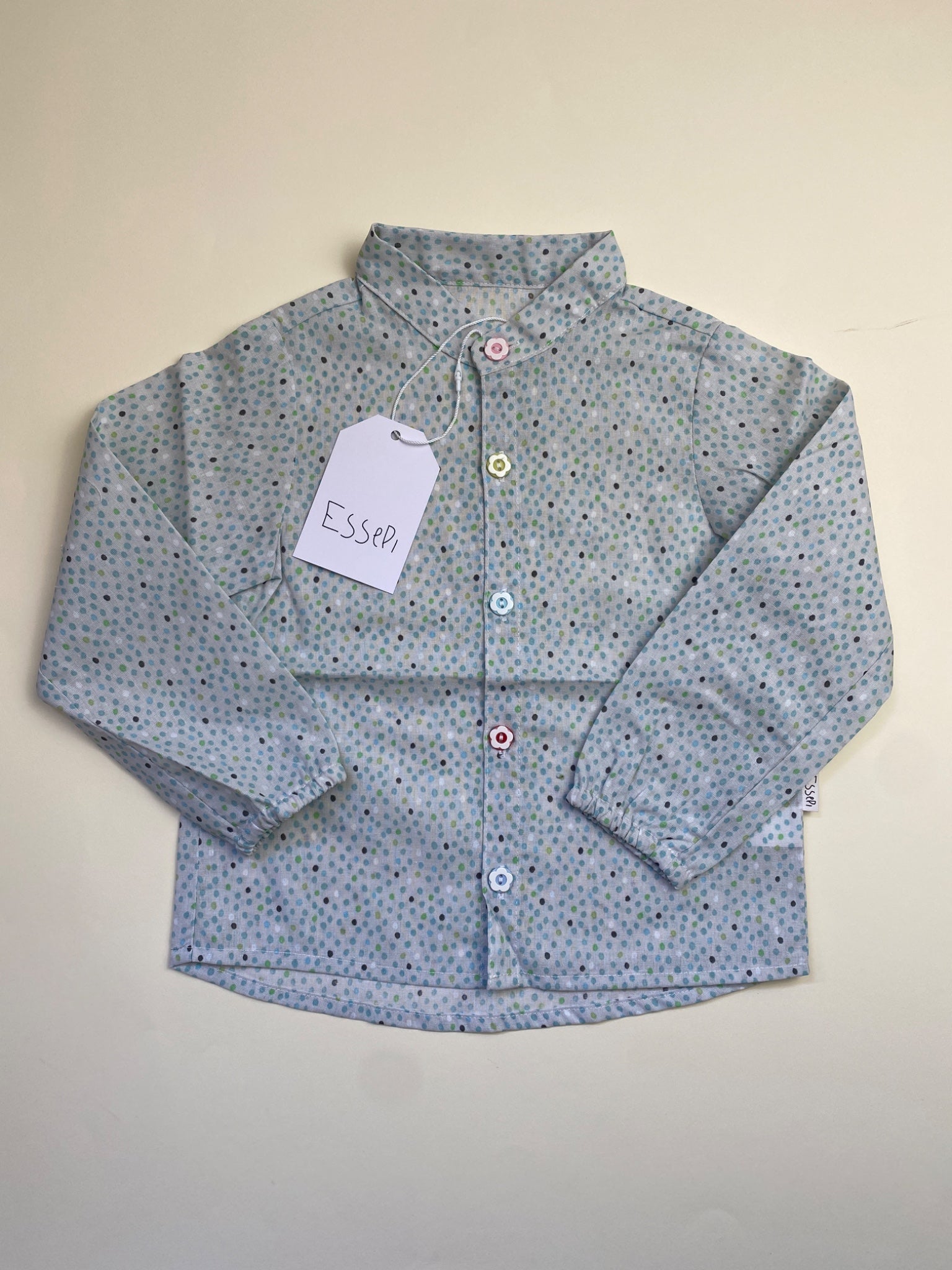 Camicia con collo alla coreana