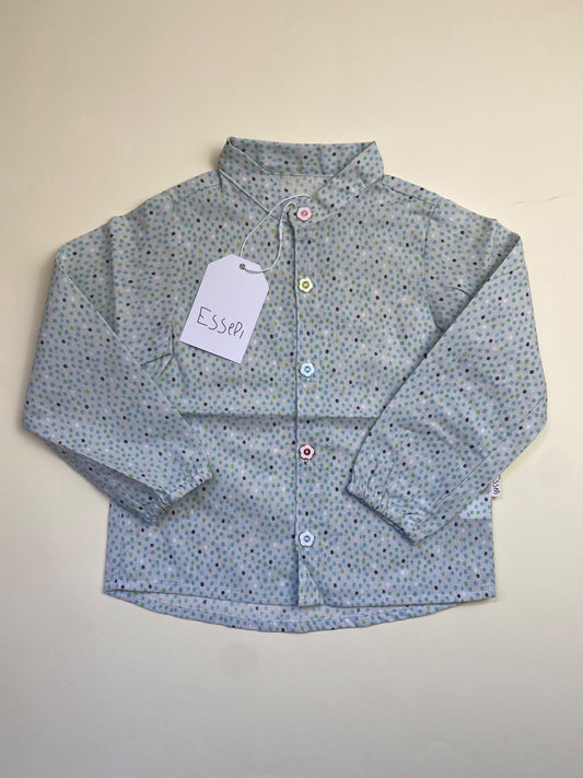 Camicia con collo alla coreana