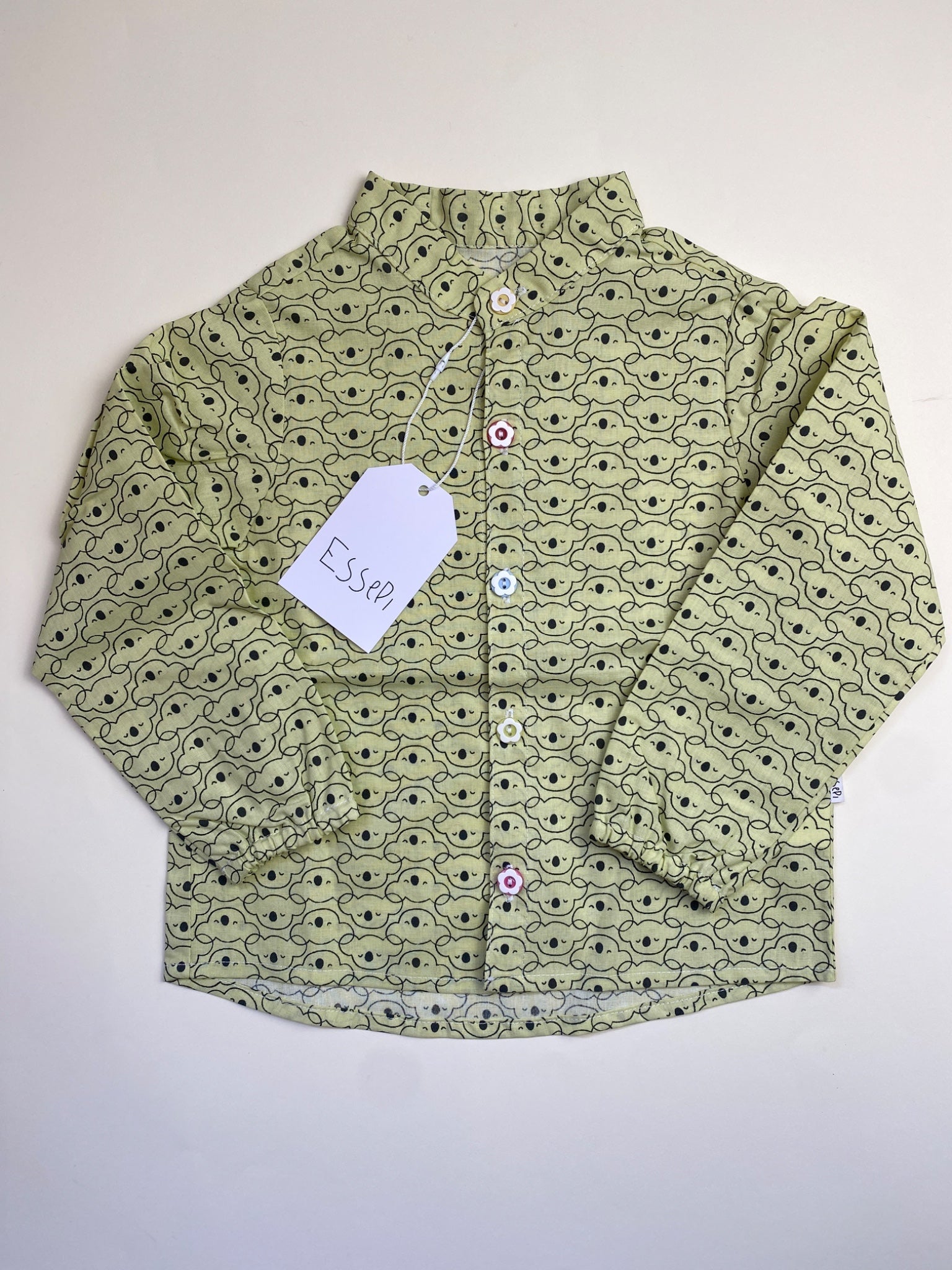 Camicia con collo alla coreana