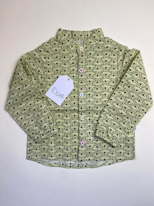 Camicia con collo alla coreana