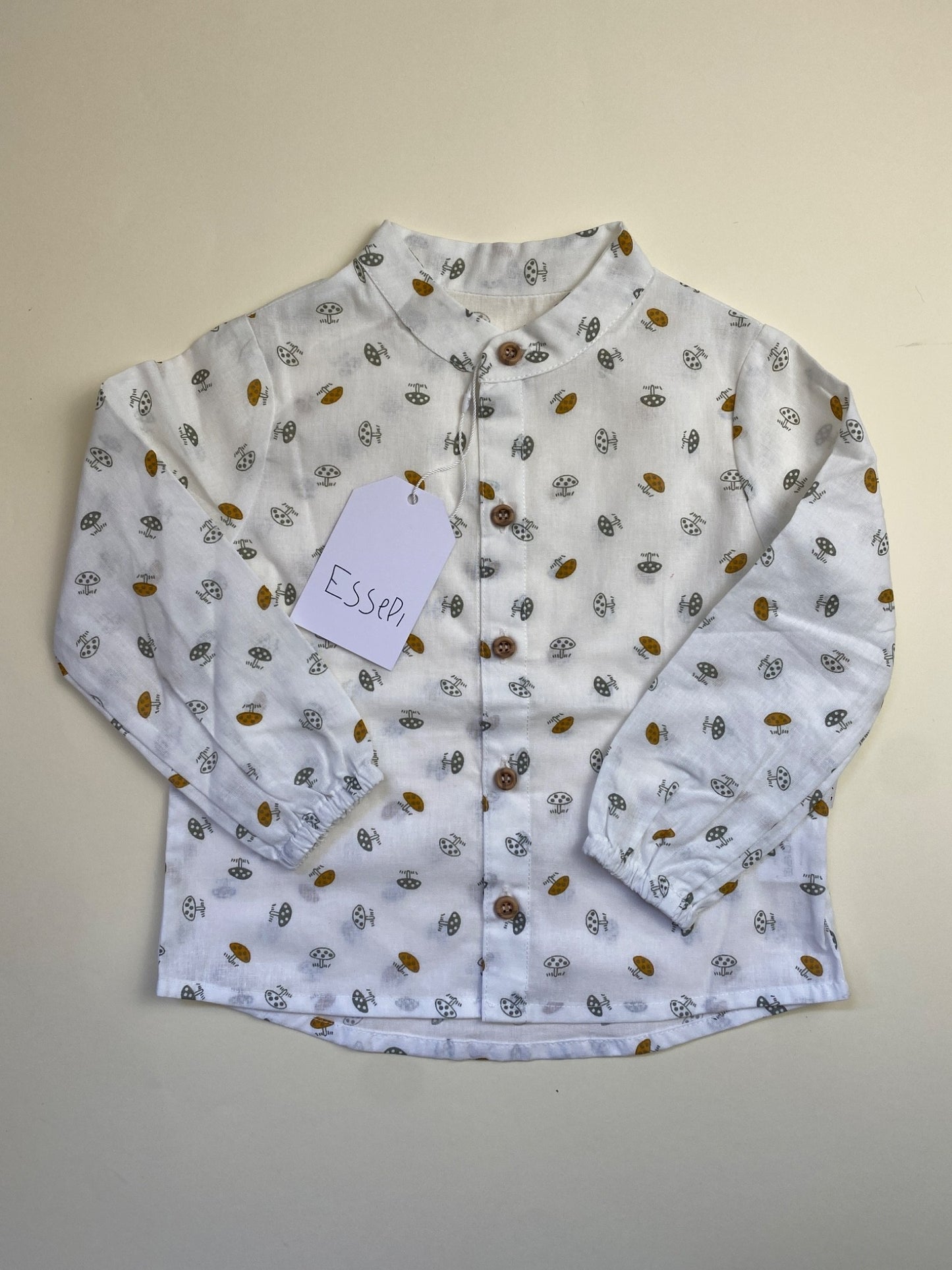 Camicia con collo alla coreana