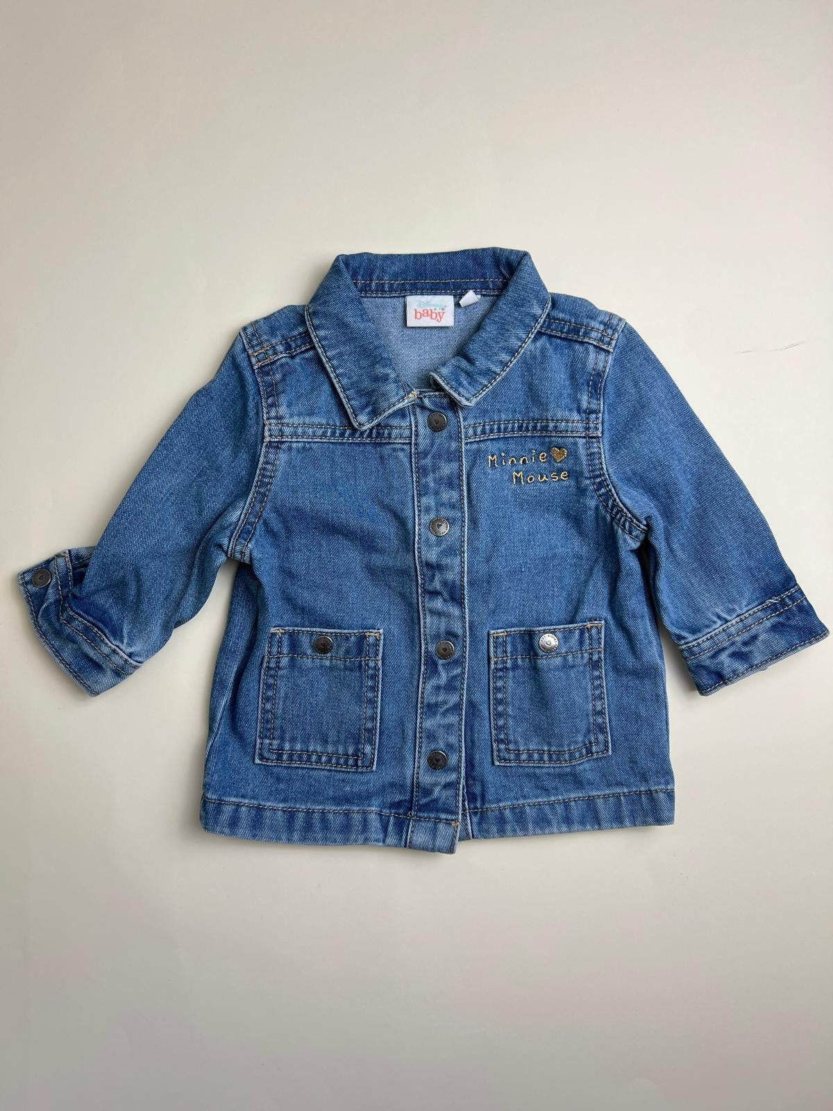 Giacca di jeans per neonata Minnie Mouse