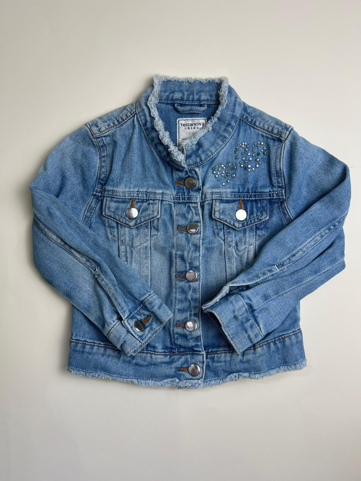 Giacca di jeans con decorazioni