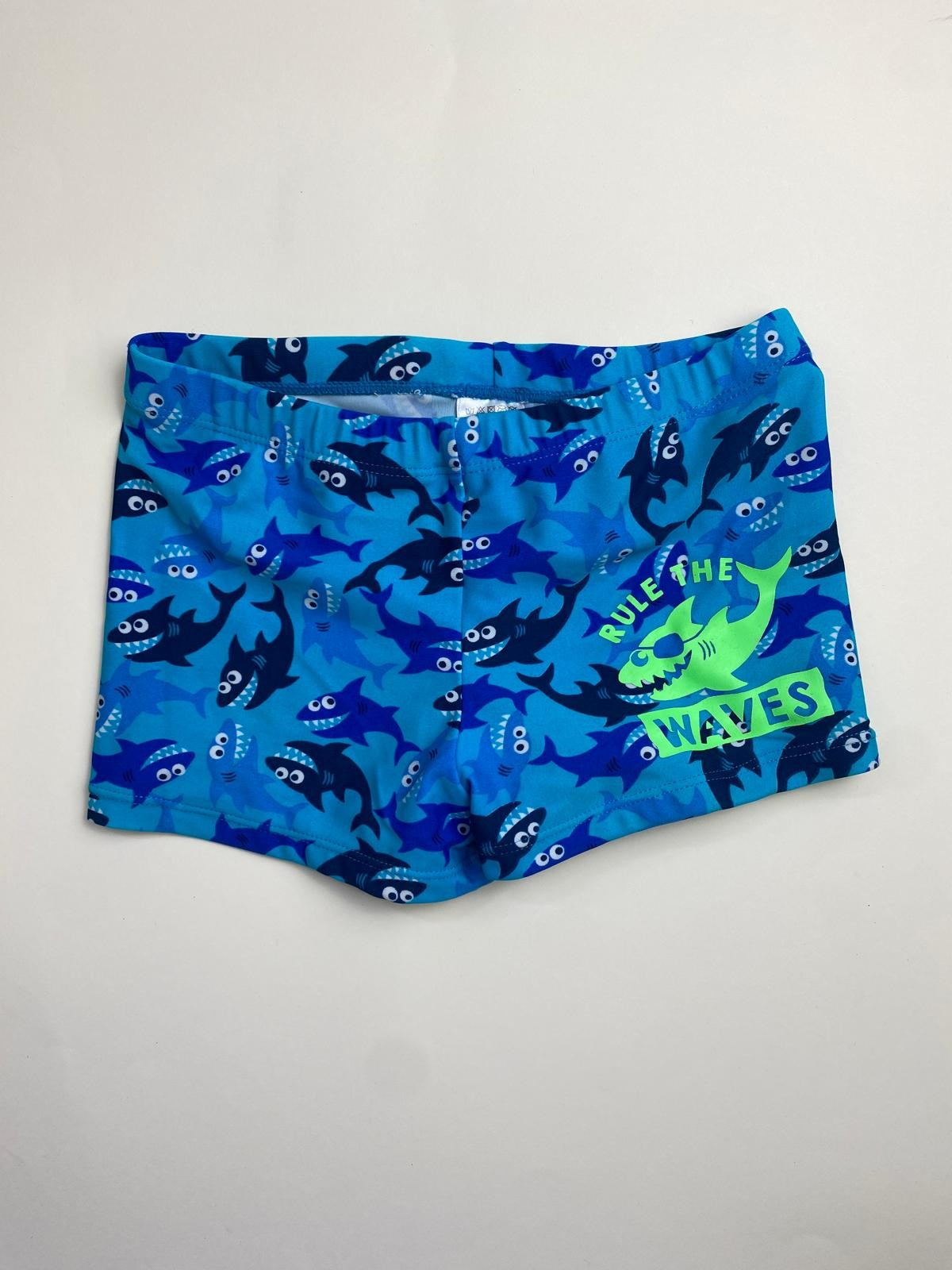 Costume da bagno boxer per bambino con stampa squali