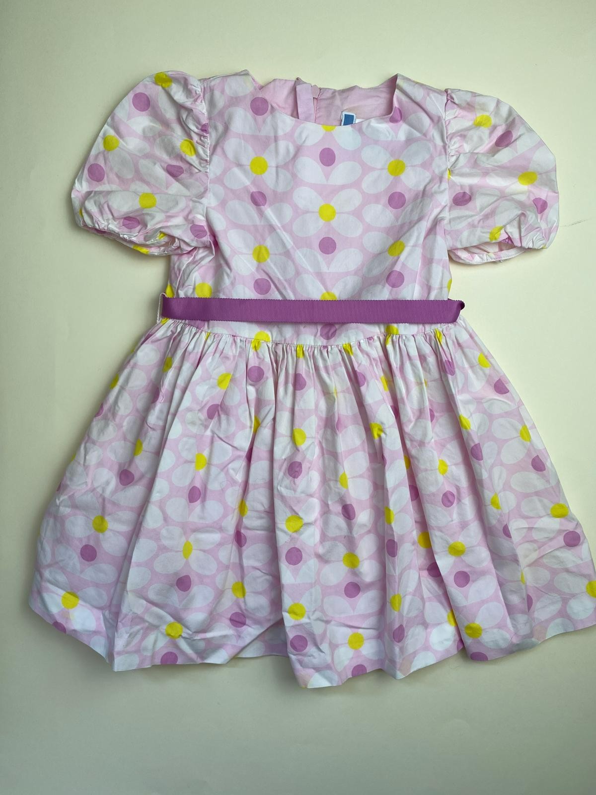Vestito Bambina Fantasia Floreale Rosa