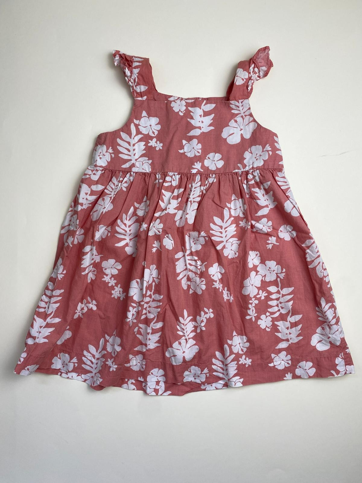 Vestito Bambina Floreale Rosa Antico