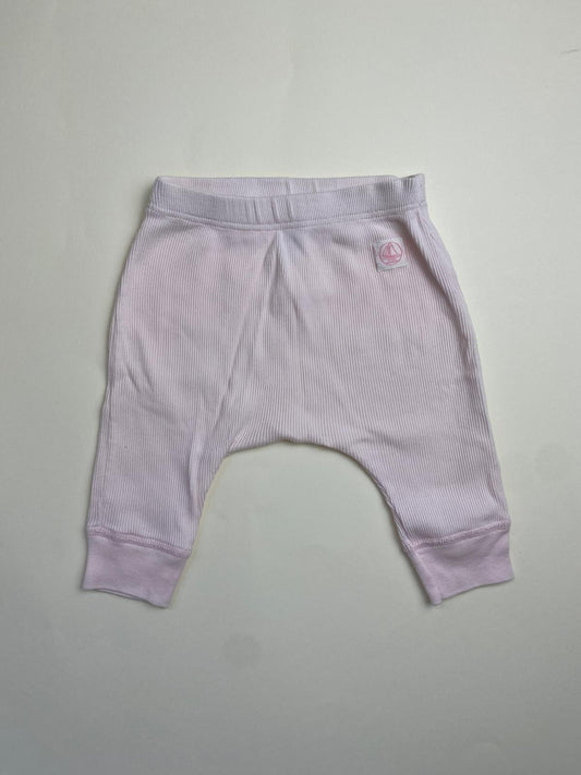 Leggings a costine rosa Petit Bateau per neonata