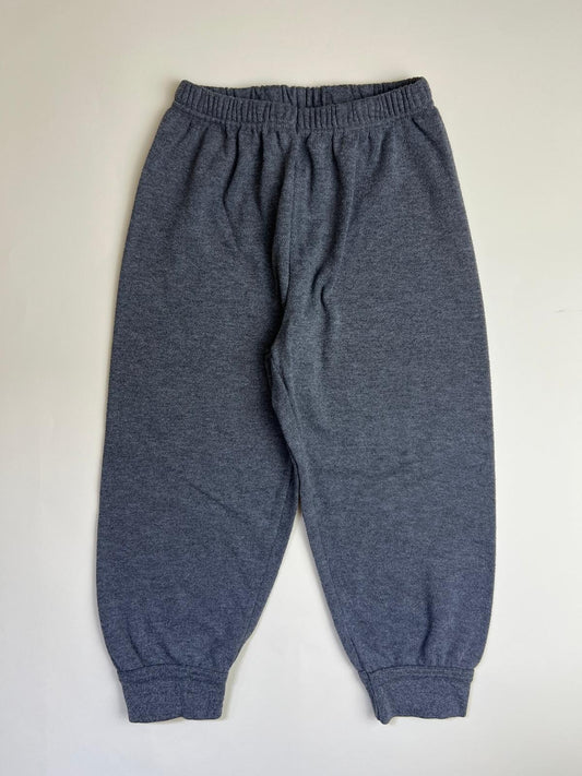 Pantaloni in felpa grigi con elastico