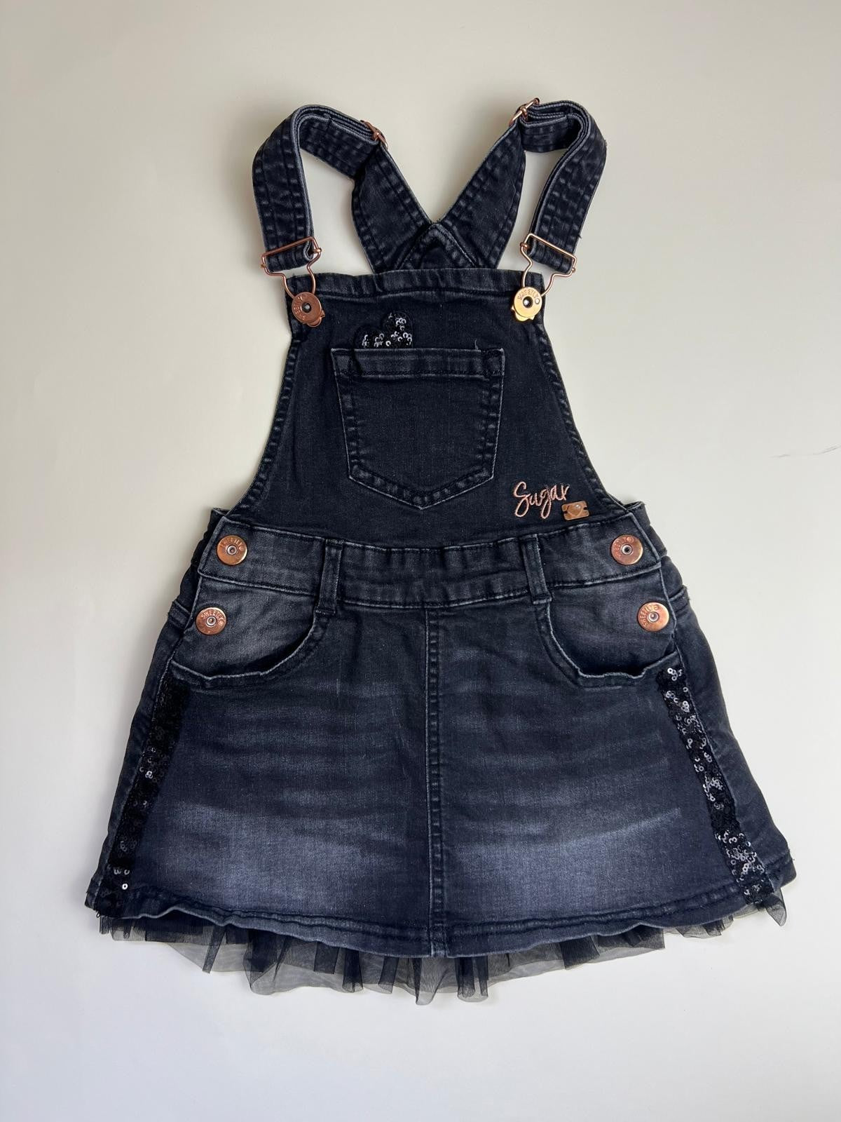 Salopette Vestito Jeans Bambina 