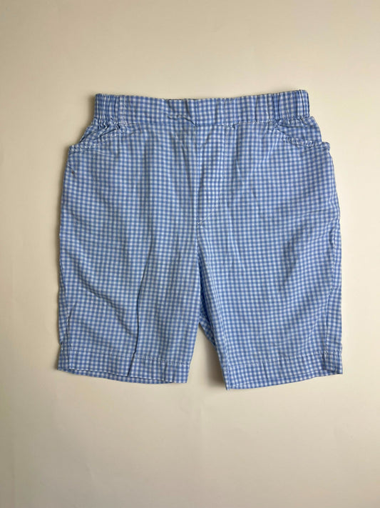 Pantaloncini a Quadretti Vichy Azzurri