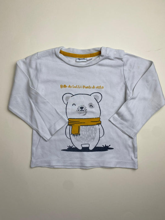 Maglietta a maniche lunghe bambino o