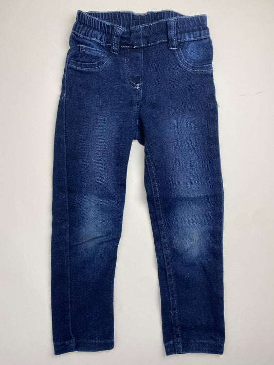 Jeans Bambino/a Blu Scuro con Vita Elasticizzata