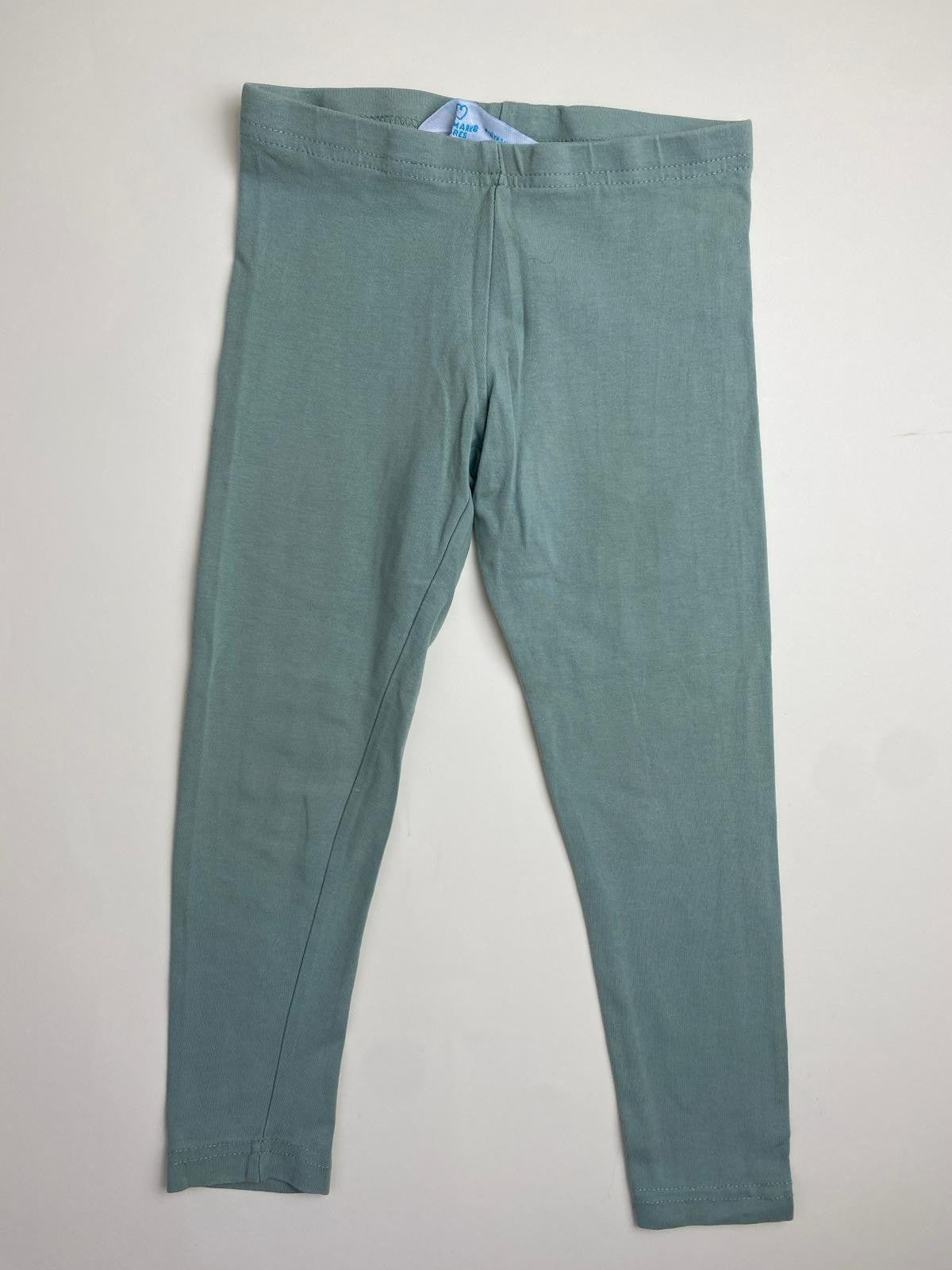 Leggings Basic Bambina Verde Salvia