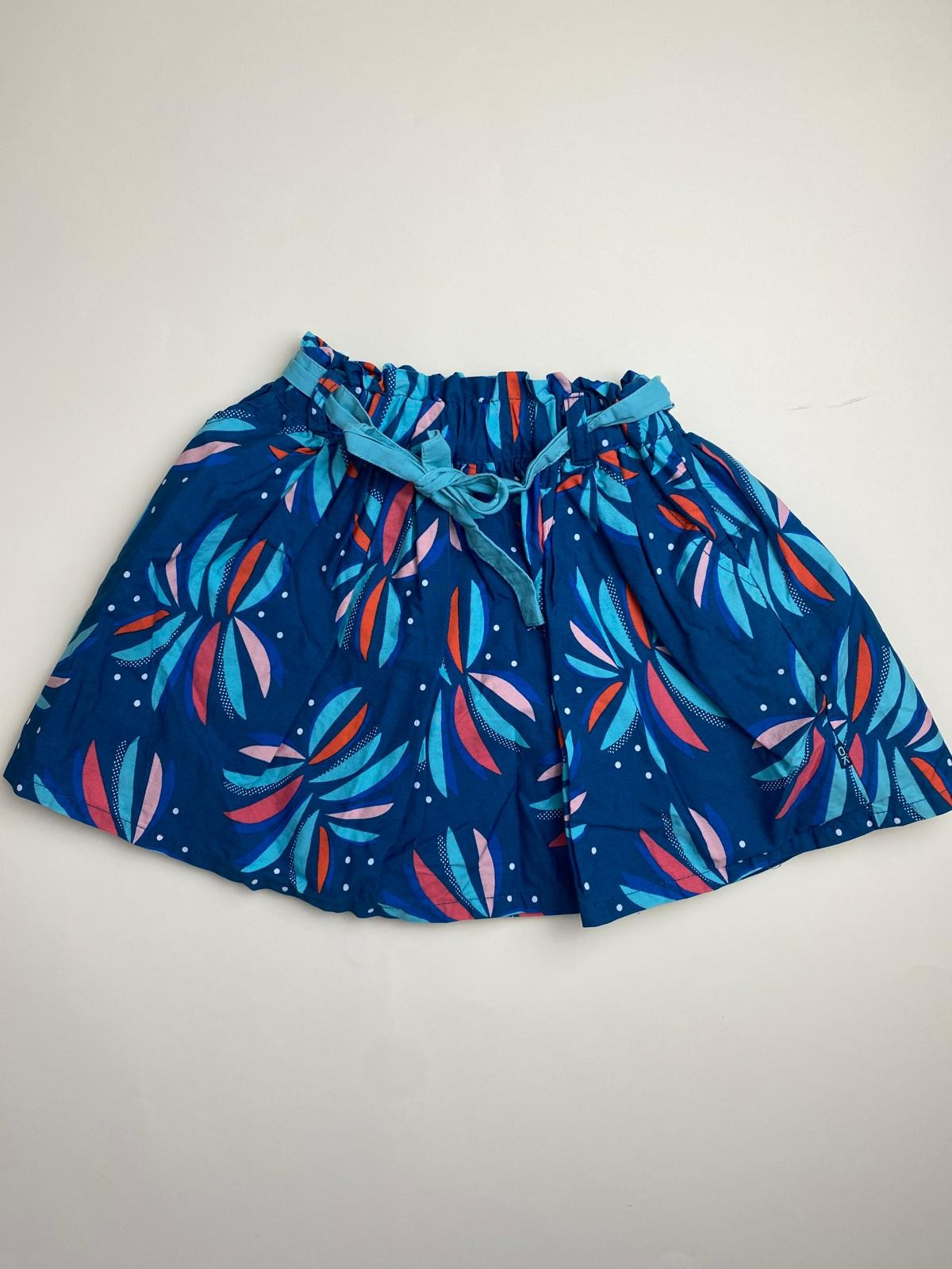 Gonna Bambina Blu Fantasia Floreale