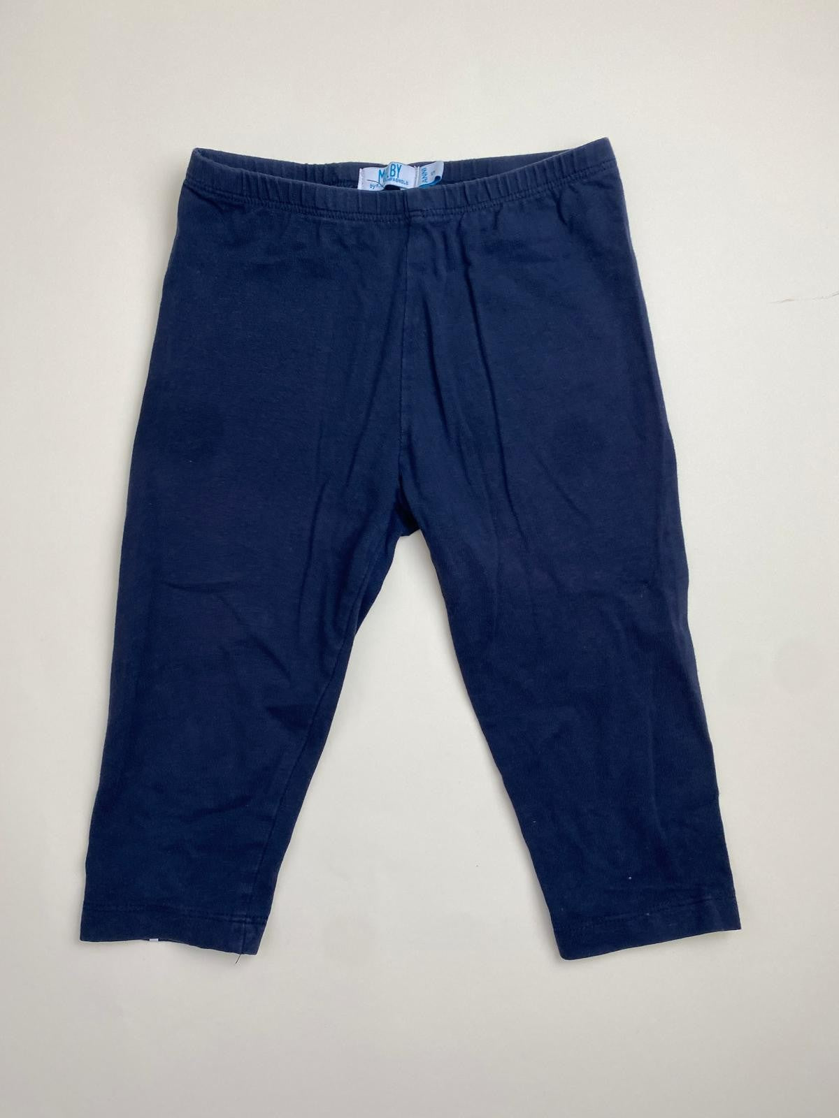 Leggings Capri Bambina Blu Navy 