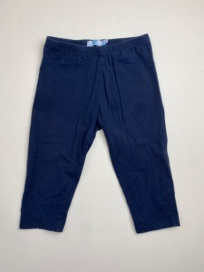 Leggings Capri Bambina Blu Navy 