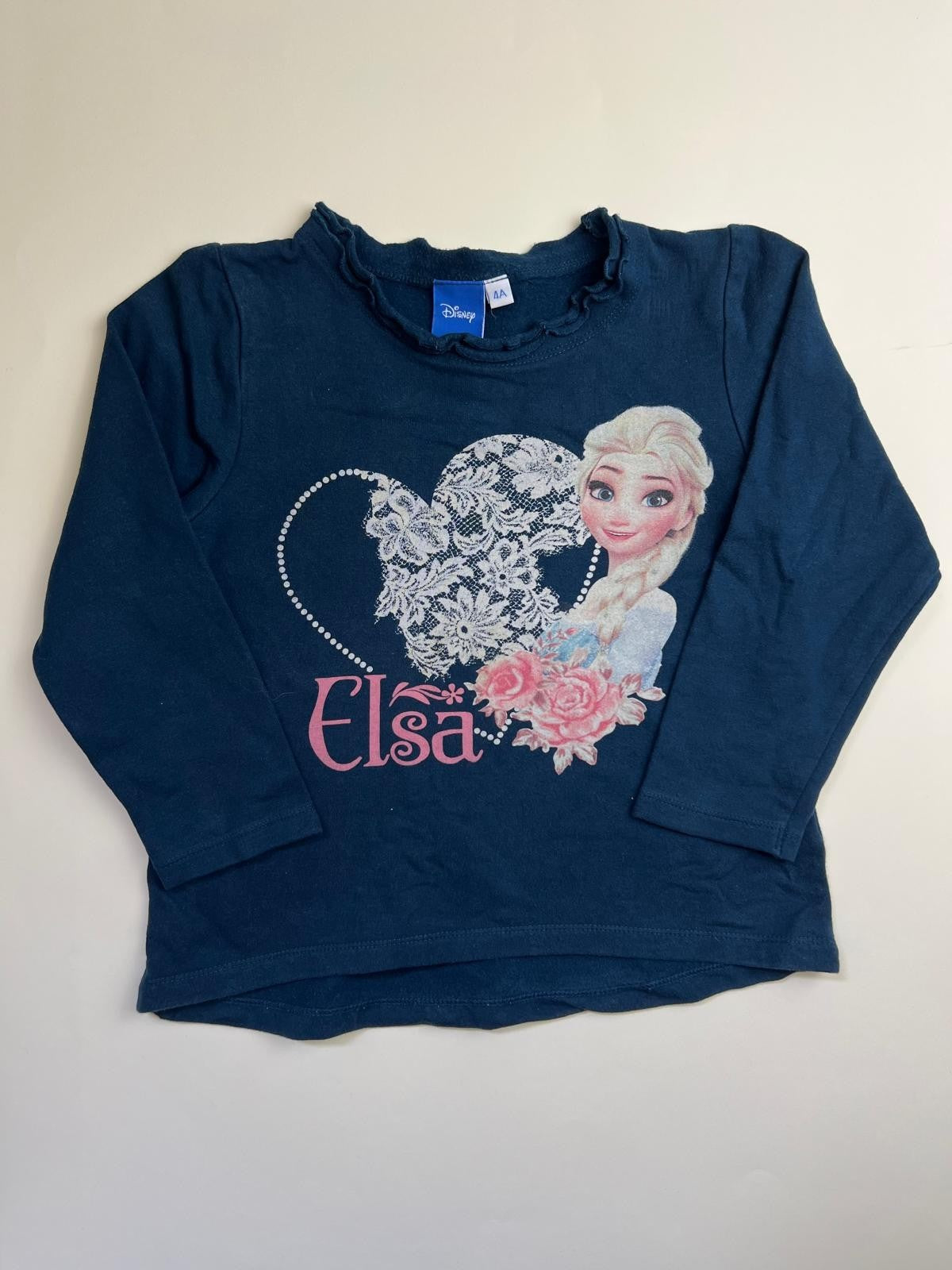 Maglietta Maniche Lunghe bambina Elsa Frozen