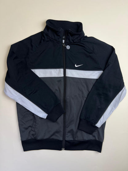 Giacca sportiva con zip e bande a contrasto