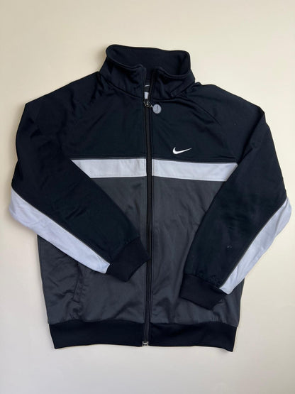 Giacca sportiva con zip e bande a contrasto