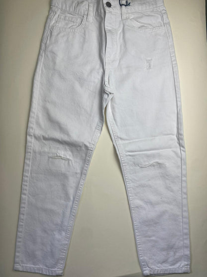 Jeans Bianchi con Strappi