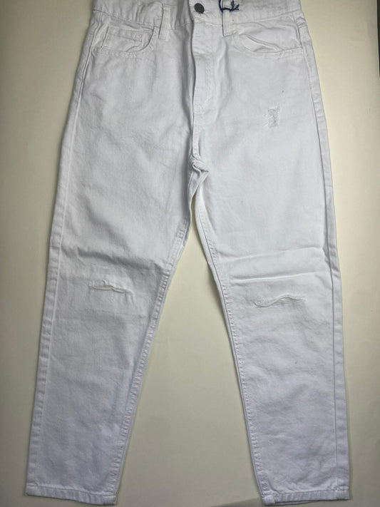 Jeans Bianchi con Strappi