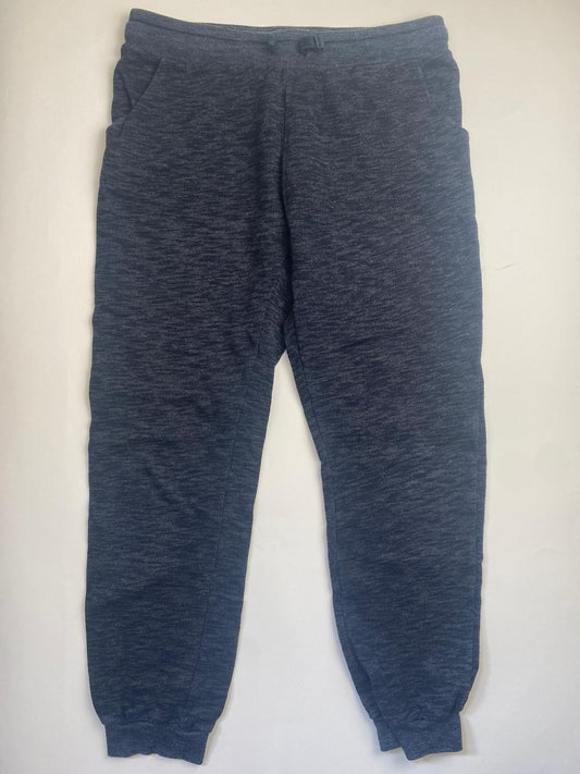 Pantaloni in felpa grigio scuro mélange