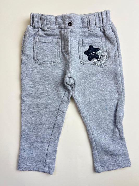 Pantaloni felpa neonata grigi