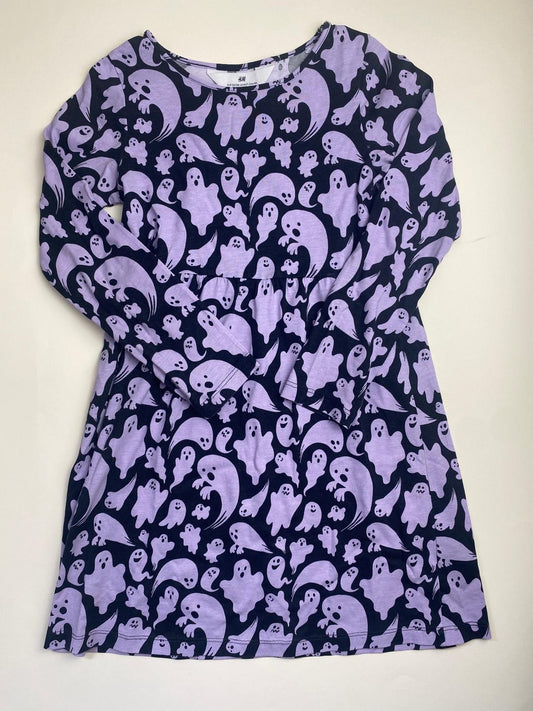 Vestito per bambina con stampa Halloween