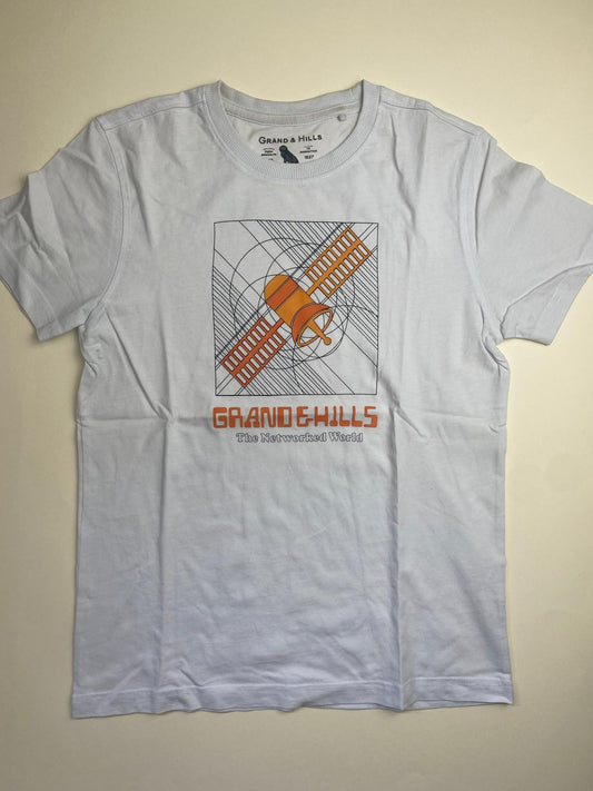 Maglietta Grand & Hills con stampa satellite