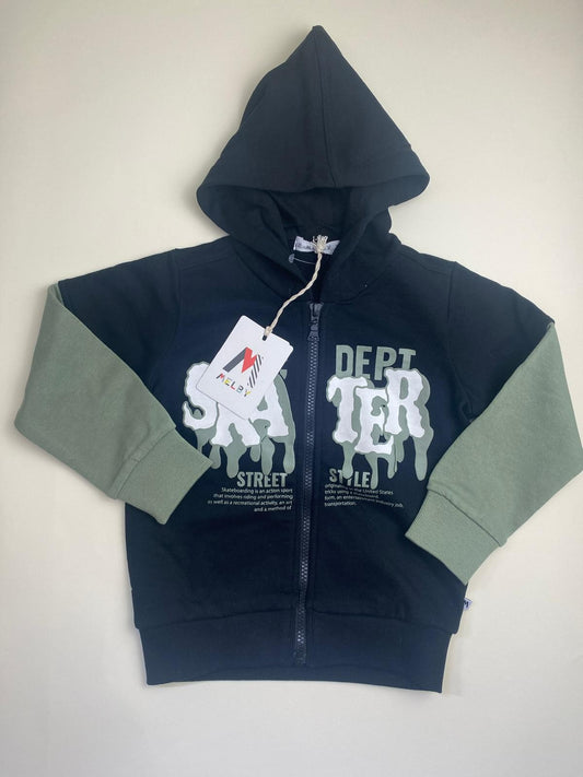 Felpa con cappuccio bambino Melby Skater Dept