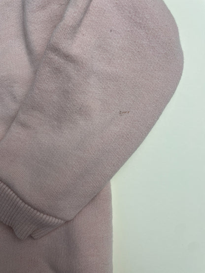 Felpa rosa chiaro con fiocchi sulle spalle