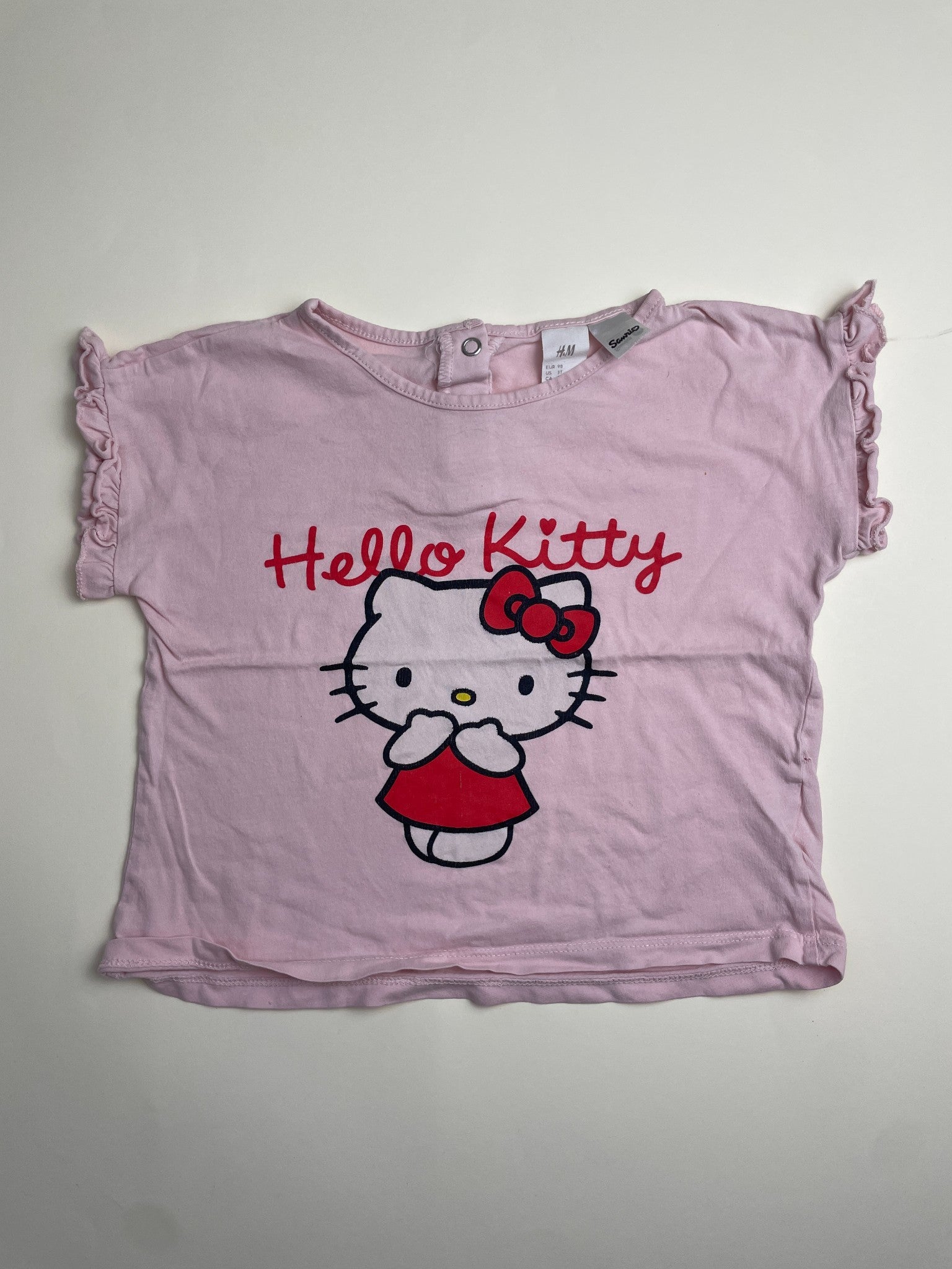 Maglietta rosa Hello Kitty per bambina