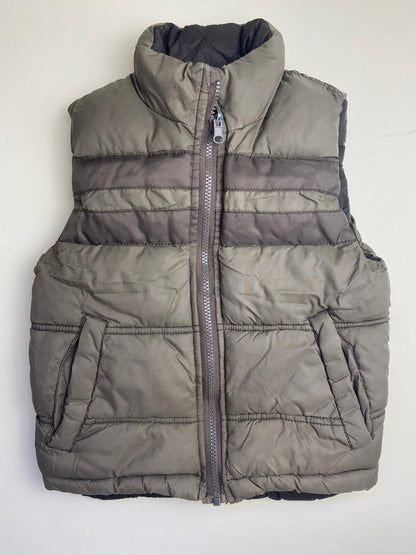 Gilet imbottito reversibile con cerniera