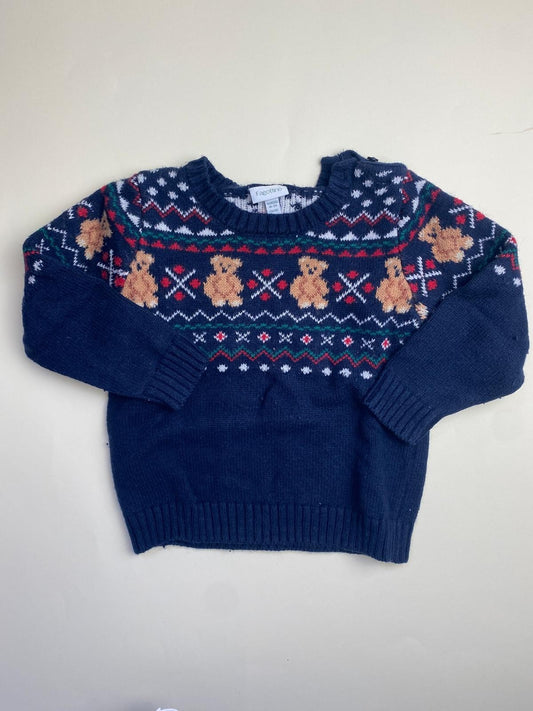 Maglione per bambini con fantasia natalizia