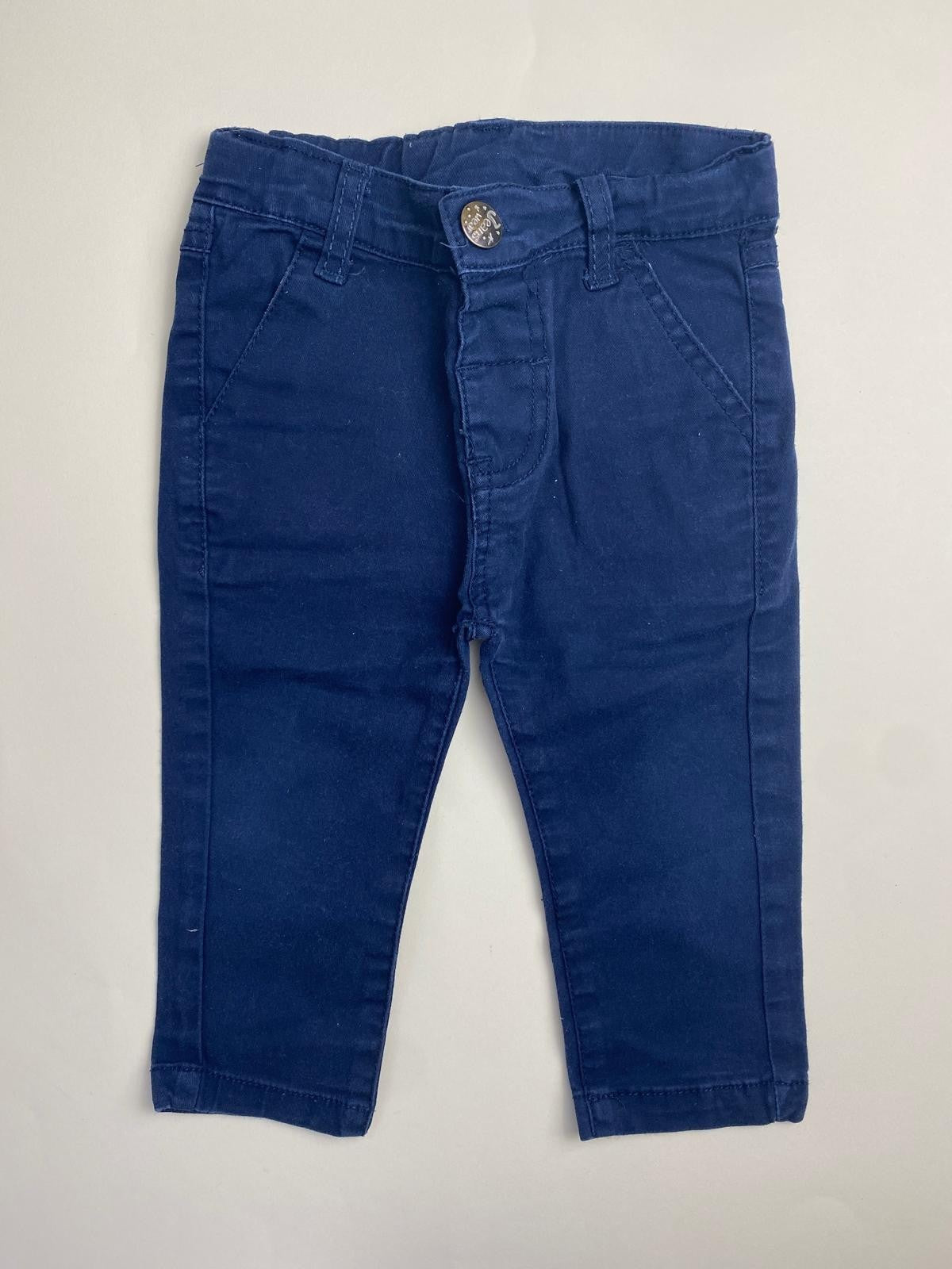 Pantaloni bambino blu navy