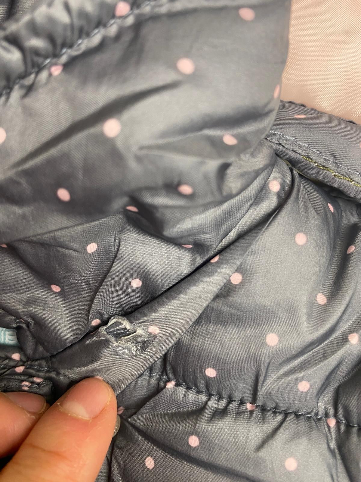 Piumino Bambina con Cappuccio a Pois