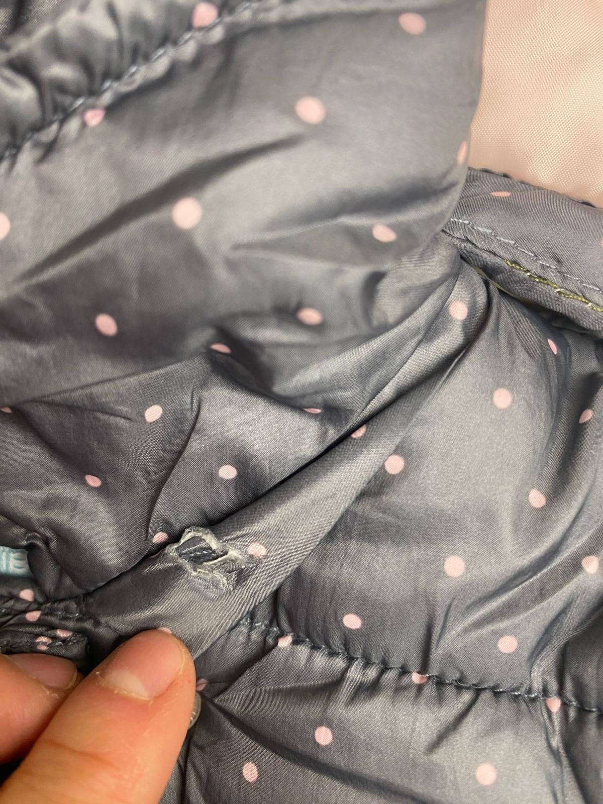 Piumino Bambina con Cappuccio a Pois