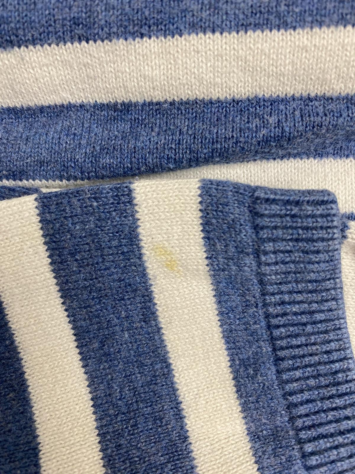 Maglione a righe blu e bianche per bambino