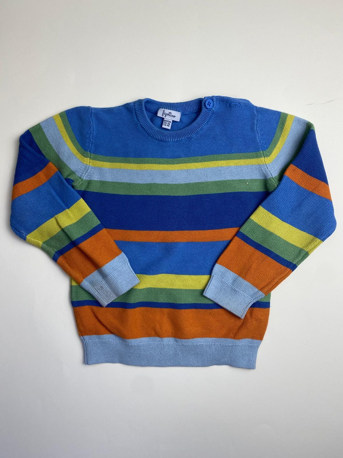 Maglione a righe multicolore per bambino