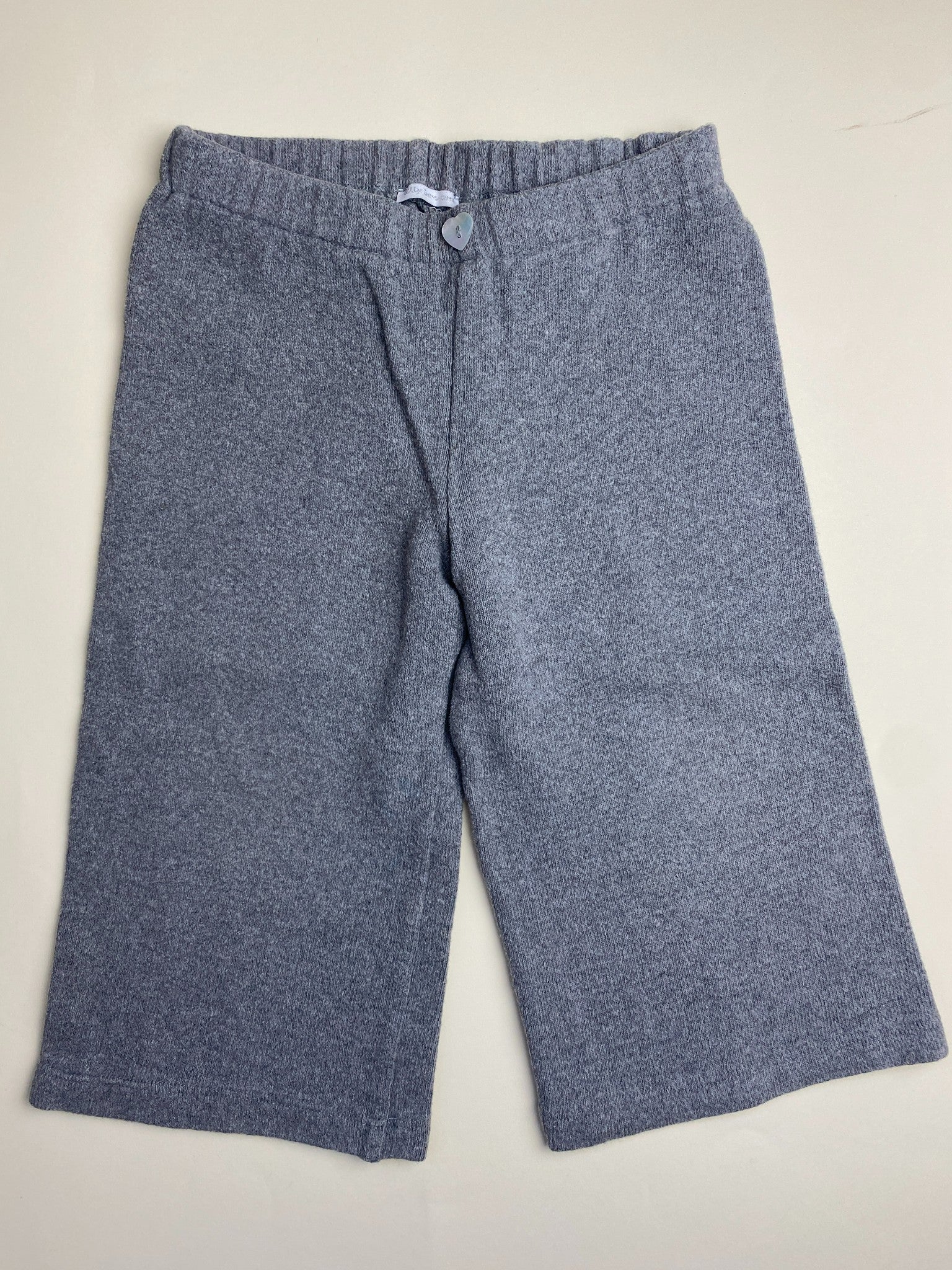 Pantaloni in maglia a gamba larga