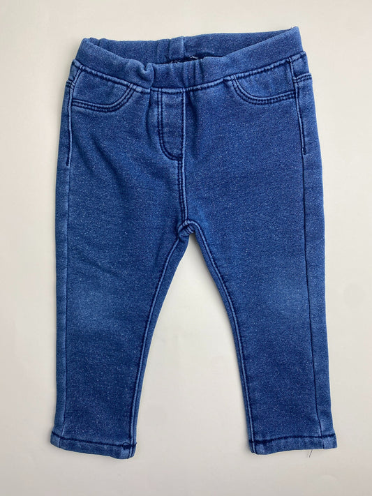 Jeggings Bambino Blu Effetto Jeans