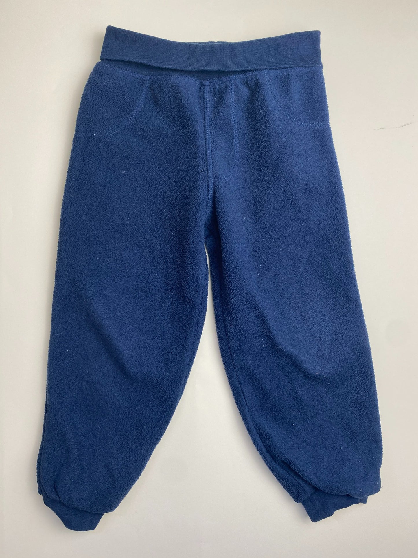 Pantaloni in pile blu scuro